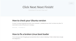 Desktop Screenshot of clicknextnextfinish.com